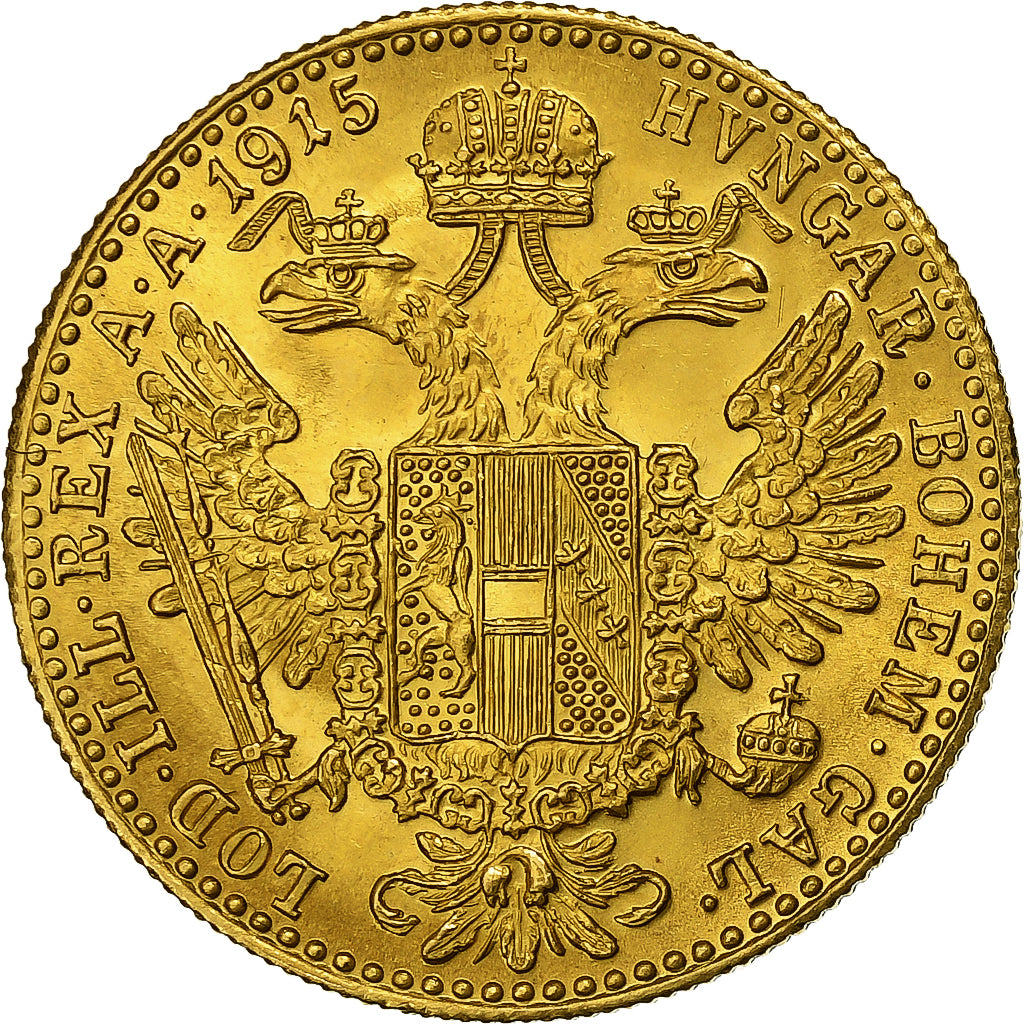 Austria, Franz Joseph I, Ducat, 1915, Restrike, Gold, AU(55-58), KM:2267