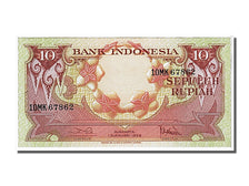 Billet, Indonésie, 10 Rupiah, 1959, 1959-01-01, NEUF