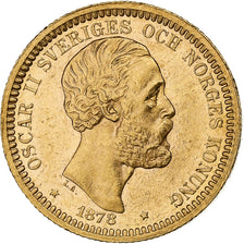 Schweden, Oscar II, 20 Kronor, 1878, Gold, VZ, KM:748