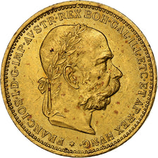 Austria, Franz Joseph I, 20 Corona, 1894, Gold, AU(50-53), KM:2806