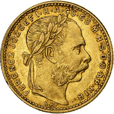 Hongrie, Franz Joseph I, 8 Forint 20 Francs, 1883, Kormoczbanya, Or, SUP, KM:467