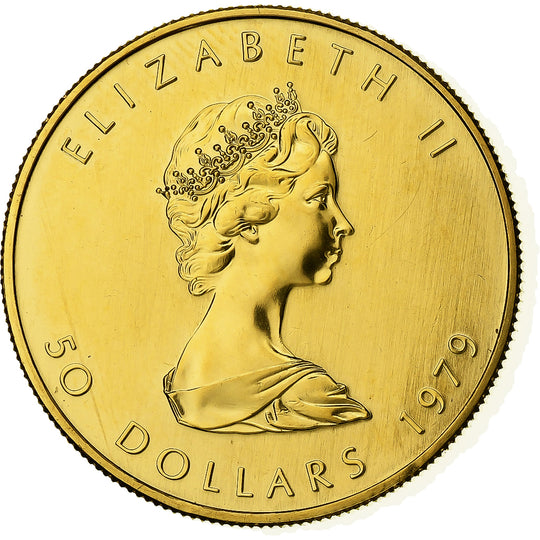 Monedas de oro con la Reina Isabel II