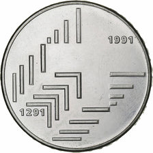 Switzerland, 20 Francs, 1991, Bern, Silver, AU(55-58), KM:70
