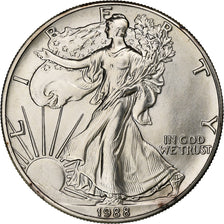 United States, Dollar, 1988, U.S. Mint, Silver, AU(55-58), KM:273