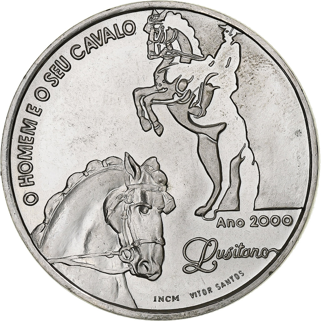 Portugal, 1000 Escudos, 2000, Lisbon, Silver, AU(55-58), KM:727