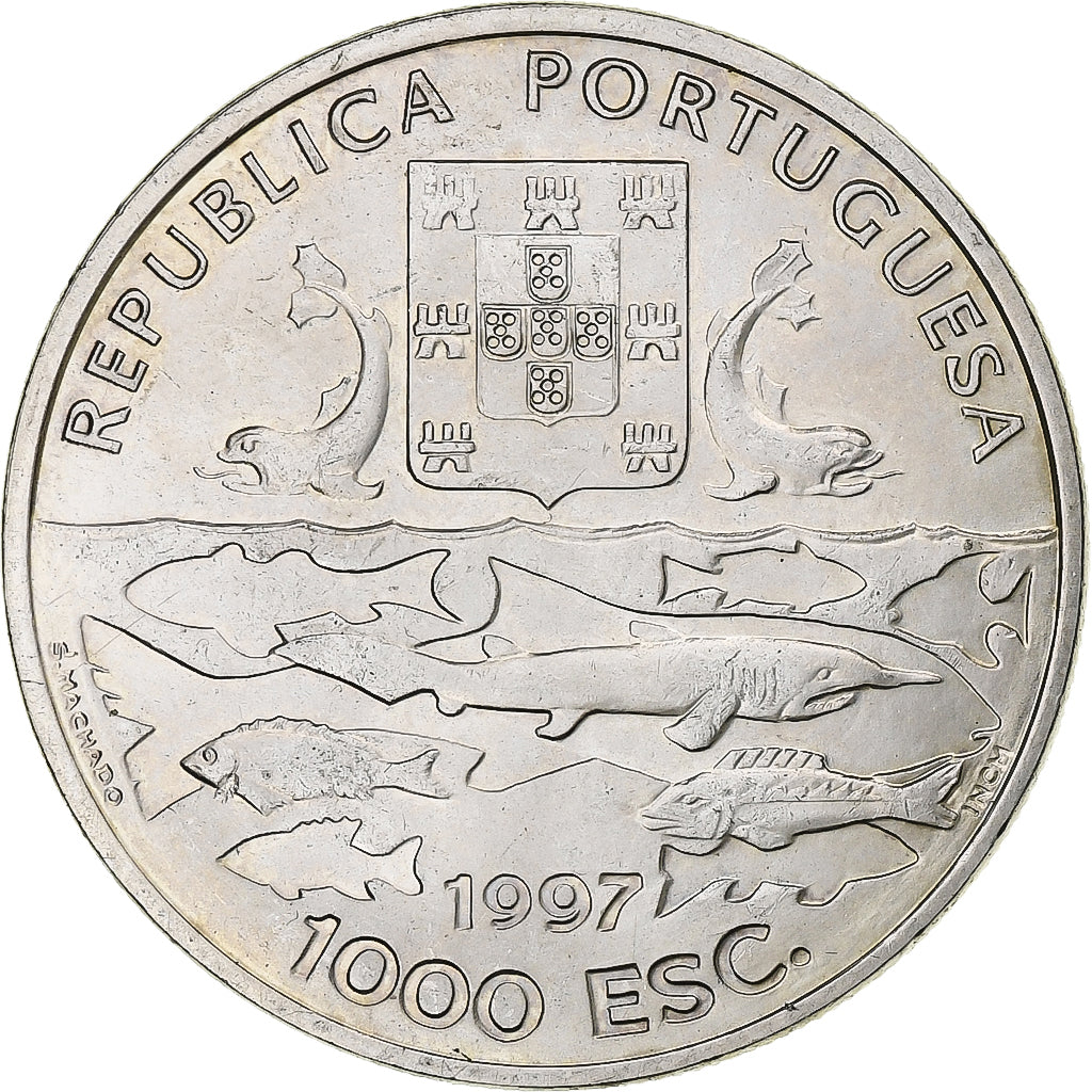 Portugal, 1000 Escudos, 1997, Lisbonne, Argent, SUP, KM:695