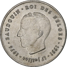 Belgio, Baudouin I, 250 Francs, 250 Frank, 1976, Argento, BB+, KM:157.1