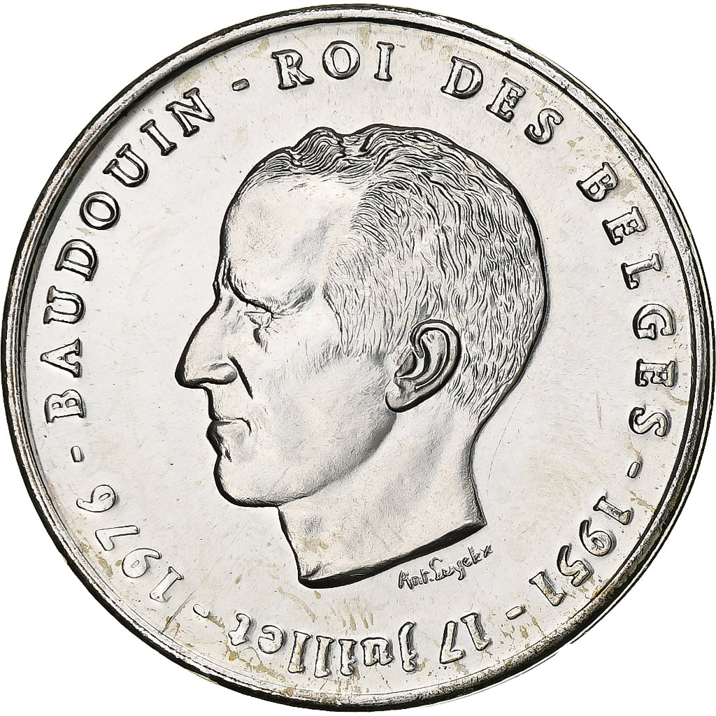 Belgium, Baudouin I, 250 Francs, 250 Frank, 1976, Brussels, Silver, MS(60-62)