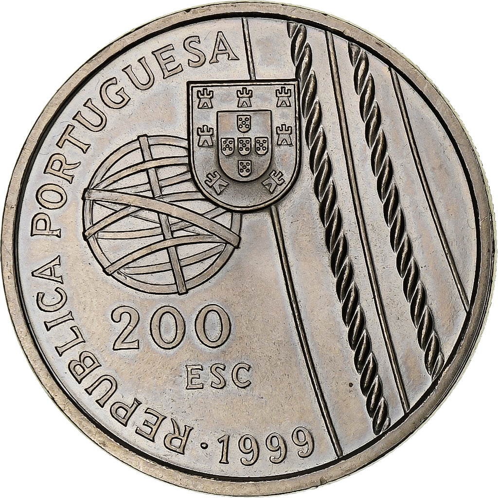 Portugal, 200 Escudos, 1999, Lisbon, Cobre-níquel, AU(55-58), KM:716