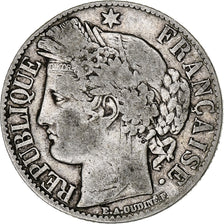 Francia, Franc, Cérès, 1888, Paris, Plata, BC+, Gadoury:465a, KM:822.1