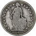 Zwitserland, Franc, 1876, Bern, Zilver, FR, KM:24