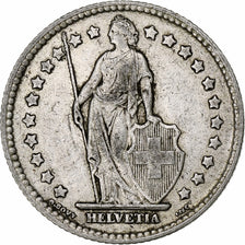Suiza, Franc, 1911, Bern, Plata, MBC, KM:24