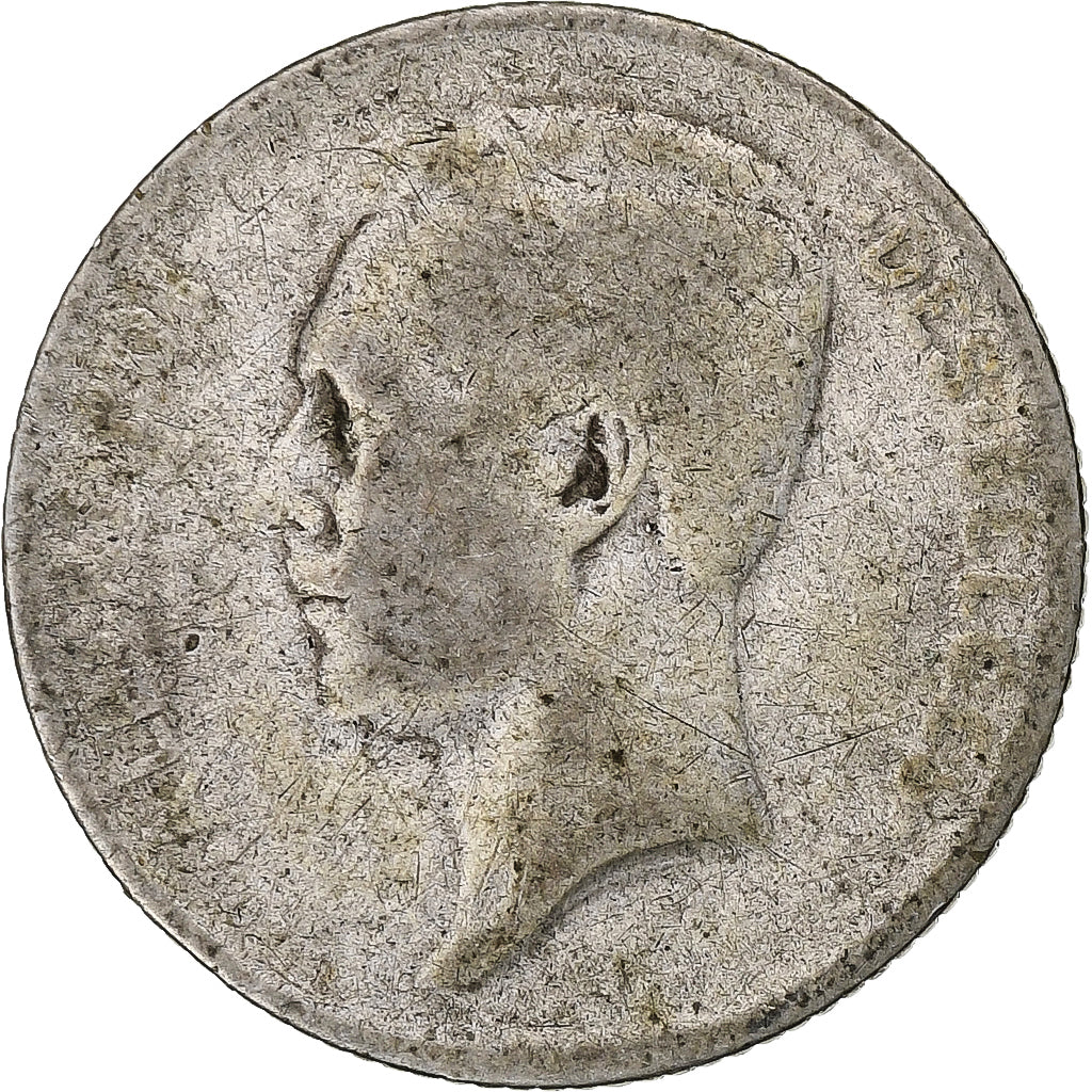 Belgium, Albert I, Franc, 1912, Silver, VF(20-25), KM:72