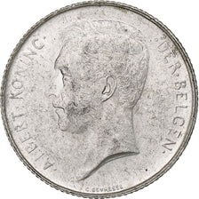 Bélgica, Albert I, Franc, 1913, Plata, MBC, KM:73.1
