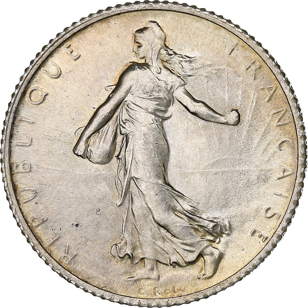 France, Franc, Semeuse, 1919, Paris, Argent, SUP, Gadoury:467, KM:844.1