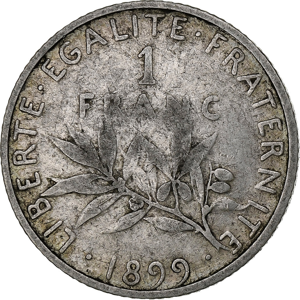 Frankreich, Franc, Semeuse, 1899, Paris, Silber, S+, Gadoury:467, KM:844.1