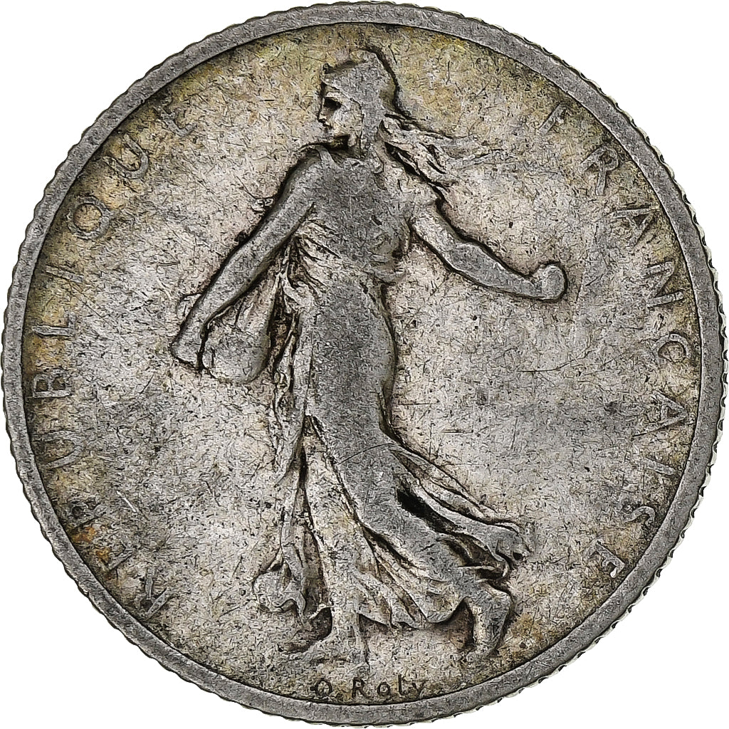 France, Franc, Semeuse, 1902, Paris, Argent, TB, Gadoury:467, KM:844.1