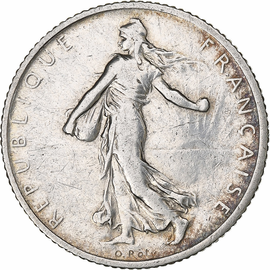 France, Franc, Semeuse, 1914, Paris, Argent, TTB, Gadoury:467, KM:844.1