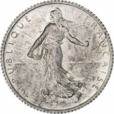 France, Franc, Semeuse, 1920, Paris, Silver, AU(55-58), Gadoury:467, KM:844.1