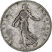 France, Franc, Semeuse, 1908, Paris, Argent, TB, Gadoury:467, KM:844.1