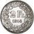 Suiza, 2 Francs, 1914, Bern, Plata, MBC+, KM:21