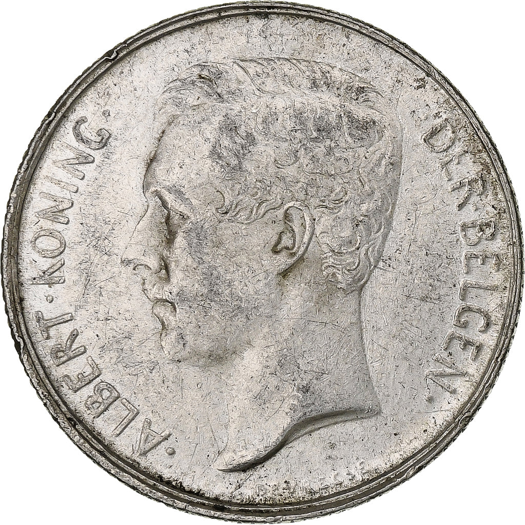 Belgio, Albert I, 2 Francs, 2 Frank, 1912, Argento, SPL-, KM:75