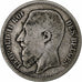 Belgio, Leopold II, 2 Francs, 2 Frank, 1867, Argento, B+, KM:30.1