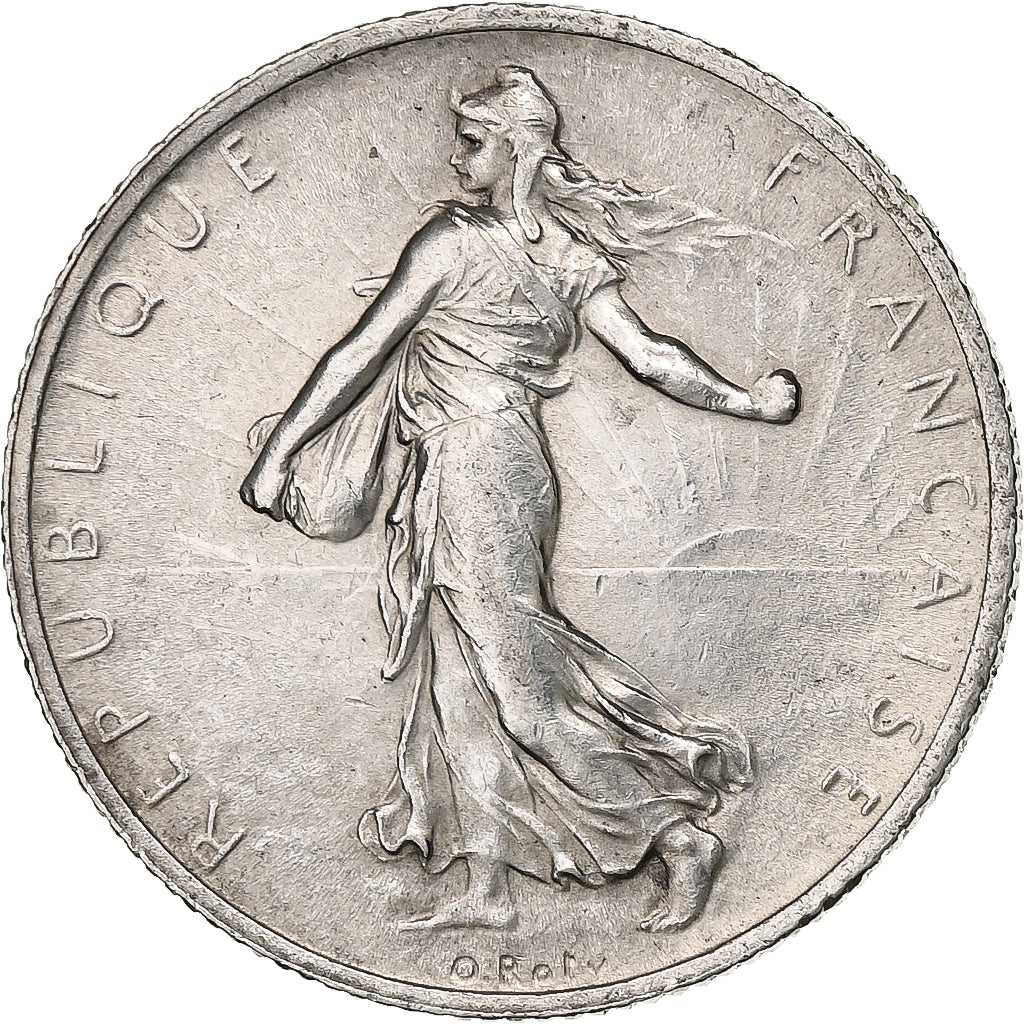 Francia, 2 Francs, Semeuse, 1914, Castelsarrasin, Argento, BB+, Gadoury:532