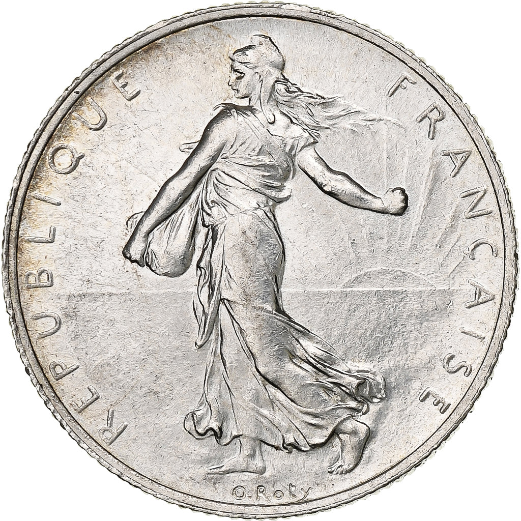 France, 2 Francs, Semeuse, 1918, Paris, Argent, SUP, Gadoury:532, KM:845.1