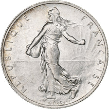France, 2 Francs, Semeuse, 1918, Paris, Argent, SUP, Gadoury:532, KM:845.1