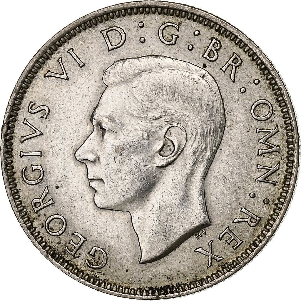 Großbritannien, George VI, Florin, Two Shillings, 1944, Silber, SS+, KM:855