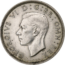 Großbritannien, George VI, Florin, Two Shillings, 1944, Silber, SS+, KM:855