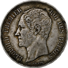 Belgium, Leopold I, 5 Francs, 5 Frank, 1852, Silver, EF(40-45), KM:17