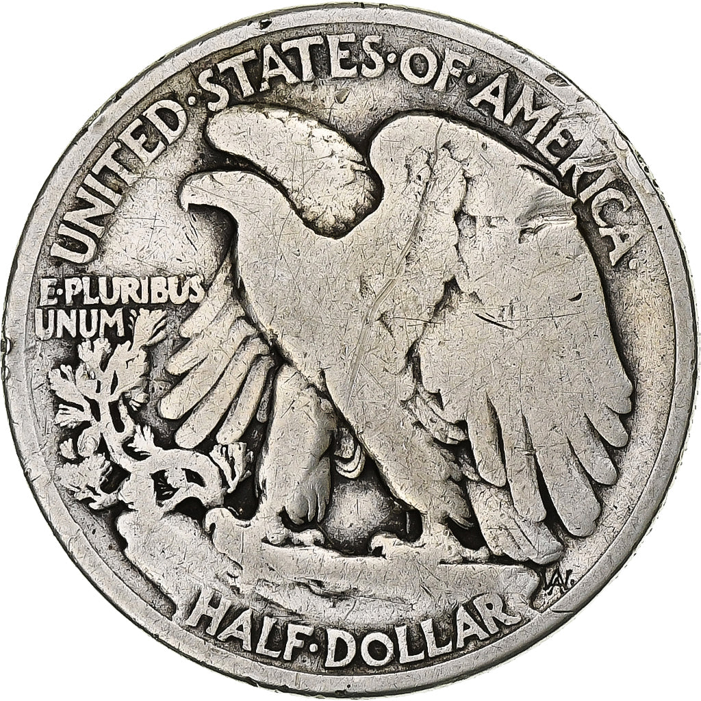 United States, Walking Liberty Half Dollar, 1937, Philadelphia, Silver