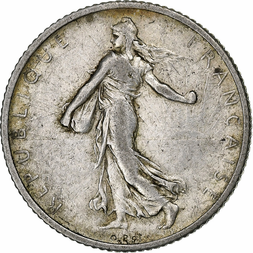 France, Franc, Semeuse, 1906, Paris, Silver, VF(30-35), Gadoury:467, KM:844.1