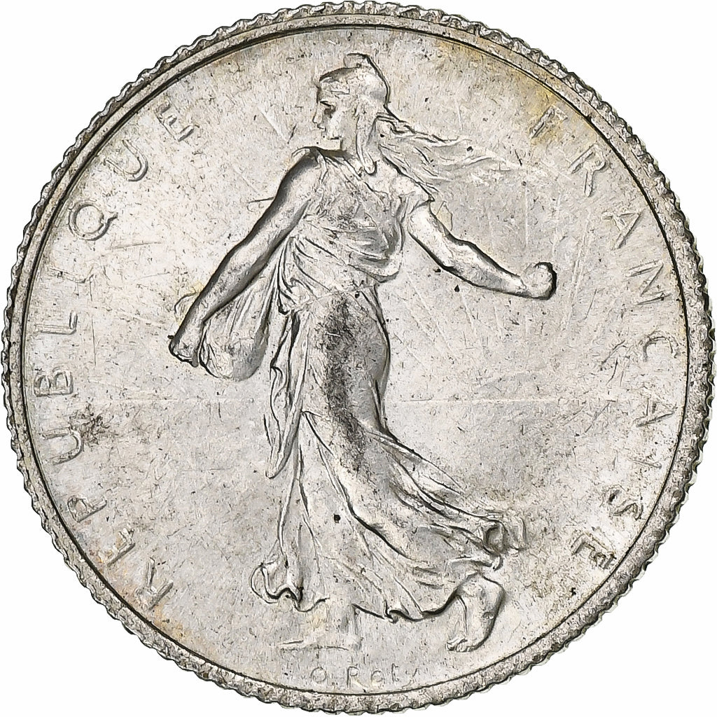 Francia, Franc, Semeuse, 1918, Paris, Argento, SPL-, Gadoury:467, KM:844.1