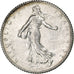 Francja, Franc, Semeuse, 1914, Paris, Srebro, AU(55-58), Gadoury:467, KM:844.1