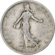 France, Franc, Semeuse, 1907, Paris, Silver, EF(40-45), Gadoury:467, KM:844.1