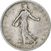 France, Franc, Semeuse, 1907, Paris, Silver, EF(40-45), Gadoury:467, KM:844.1