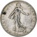 Frankrijk, Franc, Semeuse, 1911, Paris, Zilver, ZF, Gadoury:467, KM:844.1