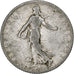 France, Franc, Semeuse, 1907, Paris, Argent, TB, Gadoury:467, KM:844.1