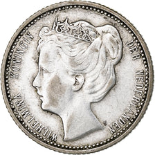 Netherlands, Wilhelmina I, 25 Cents, 1906, Silver, EF(40-45), KM:120.2