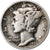 États-Unis, Dime, Mercury Dime, 1941, U.S. Mint, Argent, TTB, KM:140