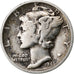 États-Unis, Dime, Mercury Dime, 1941, U.S. Mint, Argent, TTB, KM:140