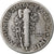 États-Unis, Dime, Mercury Dime, 1940, U.S. Mint, Argent, TTB, KM:140