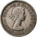 Great Britain, Elizabeth II, 6 Pence, 1956, Copper-nickel, EF(40-45), KM:903