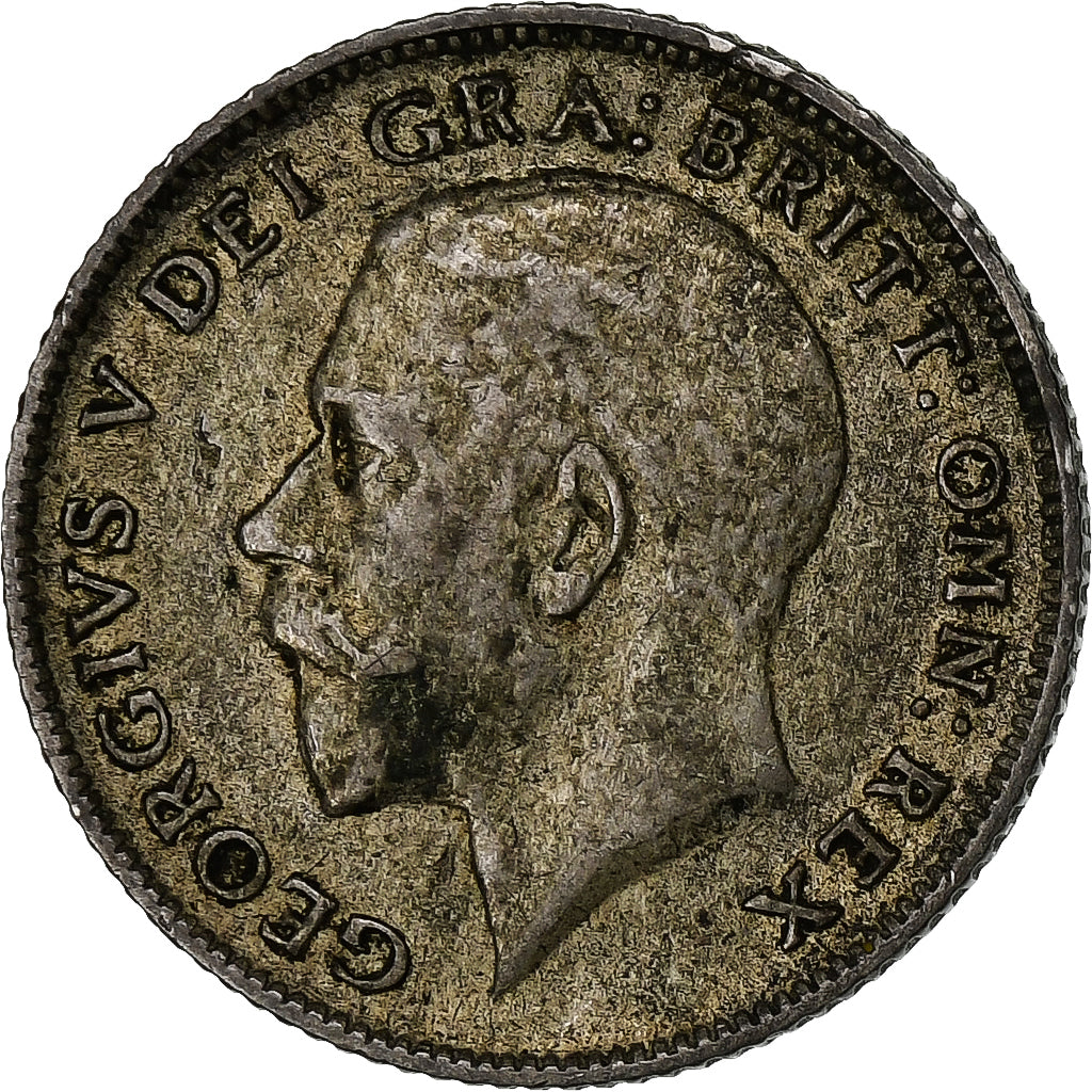 Great Britain, George V, 6 Pence, 1922, Silver, EF(40-45), KM:815a.1