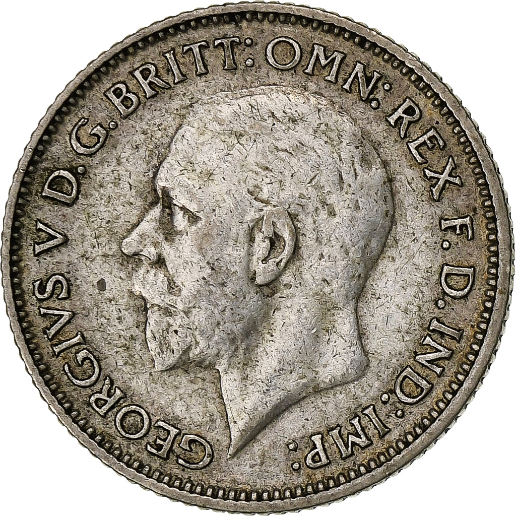 Great Britain, George V, 6 Pence, 1930, Silver, EF(40-45), KM:832