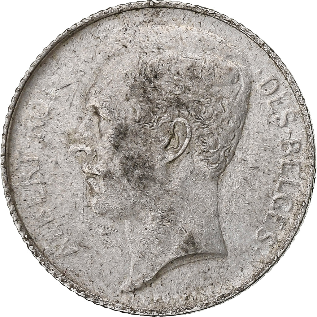 Bélgica, Albert I, 50 Centimes, 1912, Prata, EF(40-45), KM:70