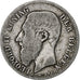 Bélgica, Leopold II, 50 Centimes, 1886, Plata, BC+, KM:27
